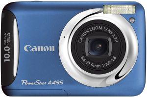 Canon PowerShot A 495 Albastru + CADOU: SD Card Kingmax 2GB