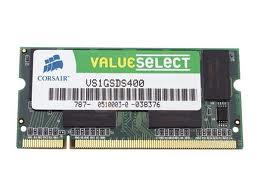Memorie SODIMM Corsair 1GB DDR PC-3200 VS1GSDS400