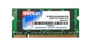 Memorie Patriot SODIMM DDR2 2GB 800MHz Signature PSD22G8002S