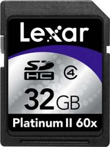 SD Card Lexar Secure Digital 32 GB 60x SDHC