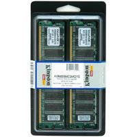 Kit Memorie Dimm Kingston 1 GB DDR PC-3200 400 MHz KVR400X64C3AK2/1G