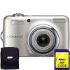 Nikon coolpix l23 argintiu (geanta + card sd