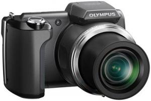 Olympus SP-610UZ Negru + CADOU: SD Card Kingmax 2GB