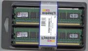 Kit Memorie Dimm Kingston 1 GB DDR2 PC-5300 667 MHz KVR667D2N5K2/1G