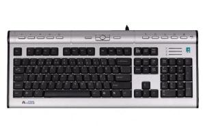 Tastatura A4tech PSII KL-7MU Negru-Argintiu
