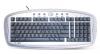 Tastatura A4tech PSII Crystal KBS-37 Argintiu-Negru