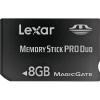Memory Stick Pro Duo Lexar 8GB Lx_mspd8gb40x
