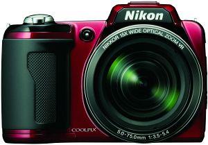 Nikon CoolPix L 110 Rosu + CADOU: SD Card Kingmax 2GB