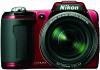 Nikon coolpix l 110 rosu + cadou: sd card kingmax