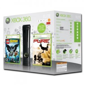 Consola Xbox 360 Elite + Lego Batman + Pure