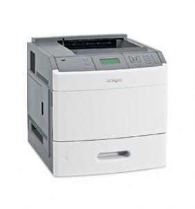 Imprimanta Lexmark T652N Alb/Gri