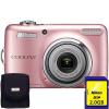 Nikon coolpix l 23 roz (geanta + card sd 2gb) +