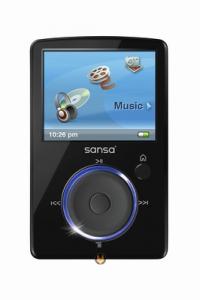 SanDisk Sansa Fuze FM 4GB Negru SDMX14R-004GK-E57