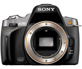 Sony Alpha 380 Body + CADOU: SD Card Kingmax 2GB