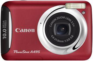 Canon PowerShot A 495 Rosu