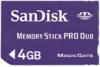 Memory Stick Pro Duo 4gb Sandisk Sdmspd-4096