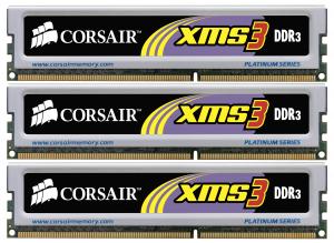 Kit Memorie Dimm Corsair 6 GB DDR3 1333 MHz TR3X6G1333C9