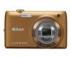 Nikon CoolPix S 4100 Auriu + CADOU: SD Card Kingmax 2GB