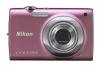 Nikon coolpix s2500 roz + card sd 8 gb sandisk