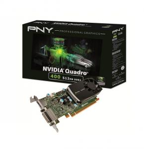 Placa Video PNY NVIDIA GeForce CUDA Quadro400 512MB VCQ400-PB