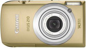 Canon Digital IXUS 210 Gold + CADOU: SD Card Kingmax 2GB
