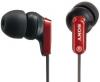 Casti sony mdr-ex 35 lpb rosu