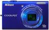 Nikon coolpix s6200 albastru + card sd