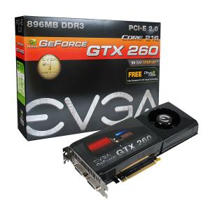 Placa video Evga GeForce GTX260 896 MB 896-P3-1255-AR