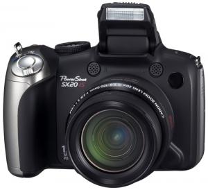 (OPENBOX) Canon PowerShot SX 20 IS Negru + CADOU: SD Card Kingmax 2GB