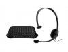 Headset Microsoft Xbox 360, Chatpad, Negru