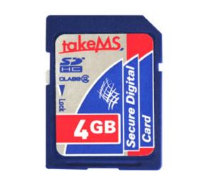 SD Card  TakeMS 4 GB SDHC CL6