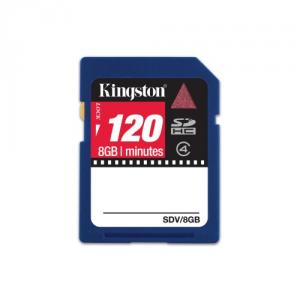 SD Card Kingston 8 GB SDHC Video SDV/8GB