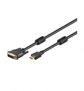 Cablu HDMI/DVI-D 10 M HDMI TATA > DVI-D (18+1) TATA