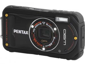 Pentax Optio W90 Negru + CADOU: SD Card Kingmax 2GB