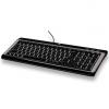 Tastatura logitech ultra flat psii/usb negru 967653