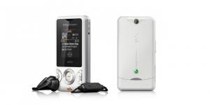Telefon Sony Ericsson W 205 + Boxa MS-410 Alb
