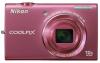Nikon coolpix s6200 roz + card sd 8gb sandisk