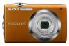 Nikon coolpix s 3000 orange + cadou: sd card kingmax 2gb