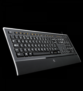 Tastatura Logitech Illuminated USB 920-001175 Negru