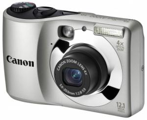 Canon PowerShot A 1200 Argintiu + CADOU: SD Card Kingmax 2GB
