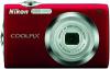 Nikon coolpix s 3000 rosu + cadou: sd card kingmax 2gb