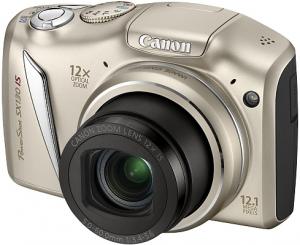 Canon PowerShot SX 130 IS Argintiu + CADOU: SD Card Kingmax 2GB
