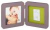 Print frame gri-verde/violet - baby