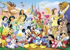 Puzzle Personajele Disney - Educa