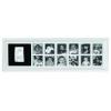 First year print frame black & white -