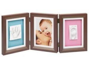 Double Print Frame Brown - Baby Art