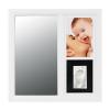 Mirror print frame alb/negru - baby