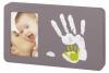 Duo paint print frame taupe - baby art