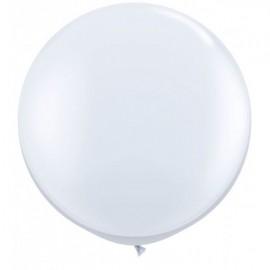 Balon jumbo culoare alb 90cm