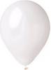 50 baloane latex metalizate 26cm calitate heliu alb